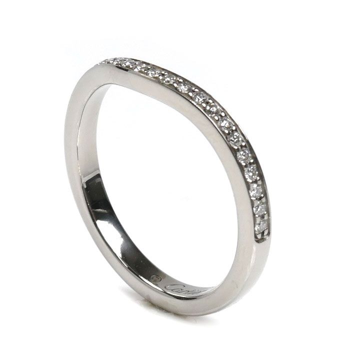 カルティエ CARTIER ウエディングリング プラチナ Pt950 2.7g 46