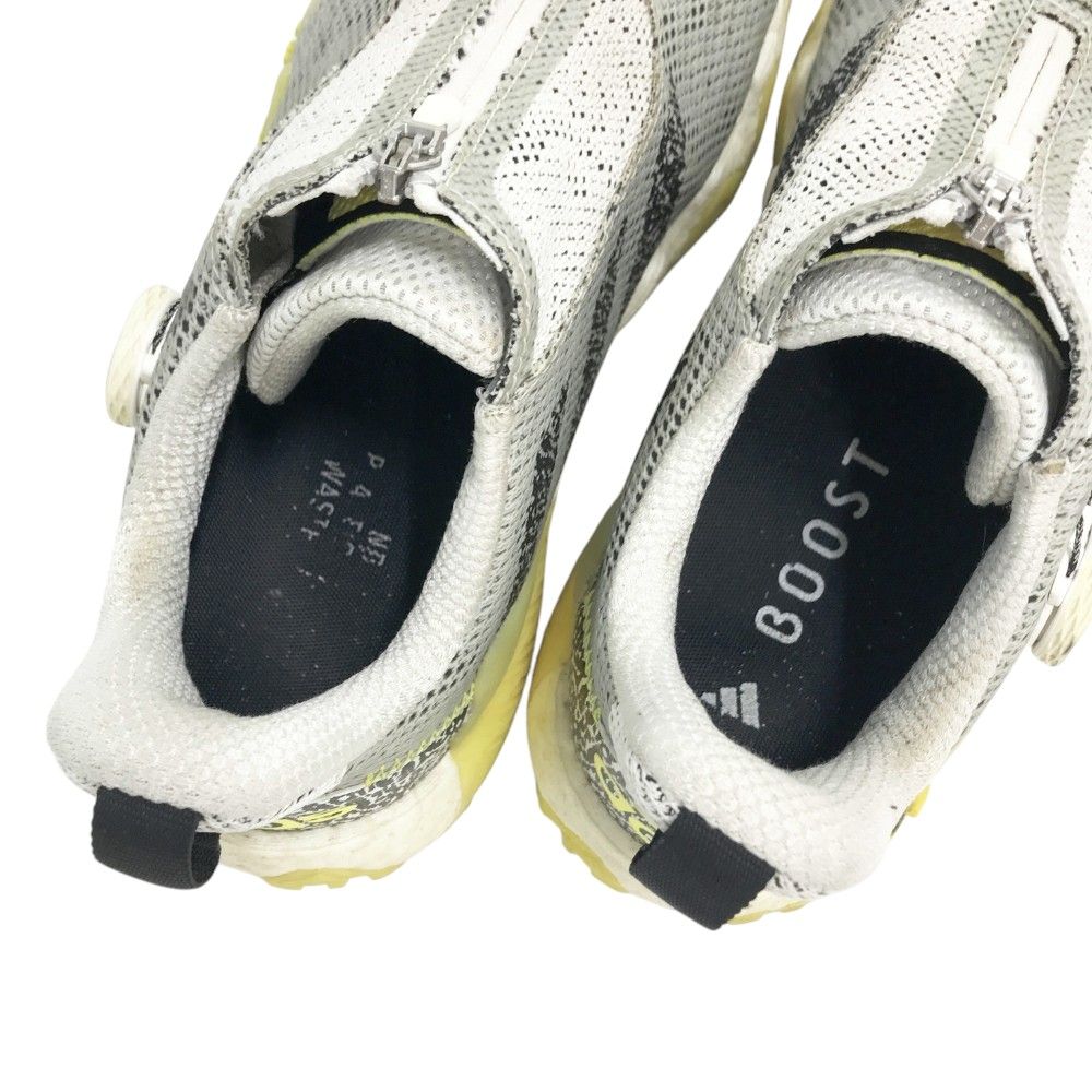 ADIDAS GOLF アディダスゴルフ GX0199 コードカオス22 BOA ゴルフシューズ  イエロー系 25.5 [240101419204] ゴルフウェア メンズ ストスト アディダス（adidas）（メンズ）ゴルフシューズ コードカオス22