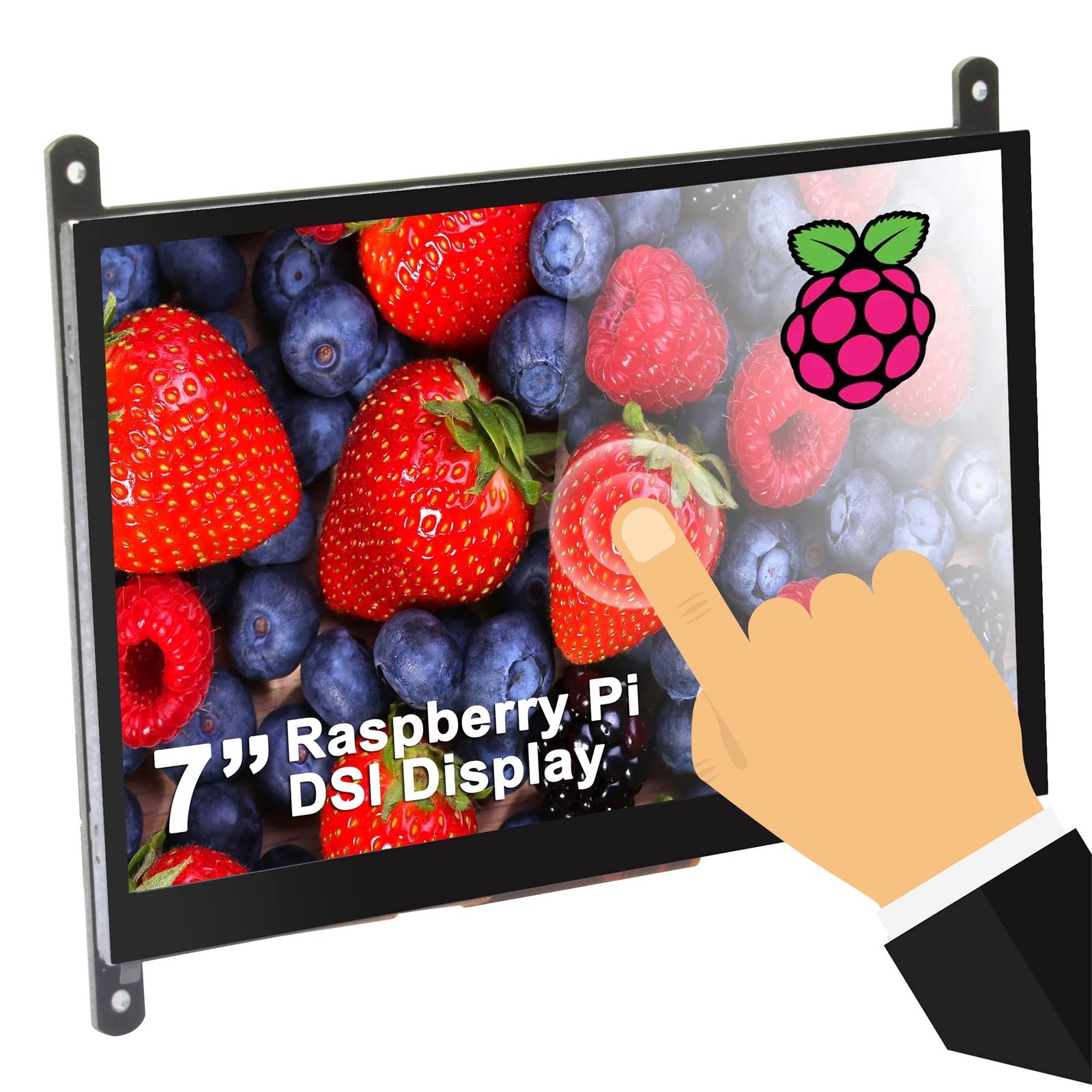 OSOYOO 7インチTFT タッチスクリーン DSIコネクタ LCDディスプレイモニター 800×480解像度 ラズベリーパイ2 3 3B raspberry pi 4 用 日本語説明書付き