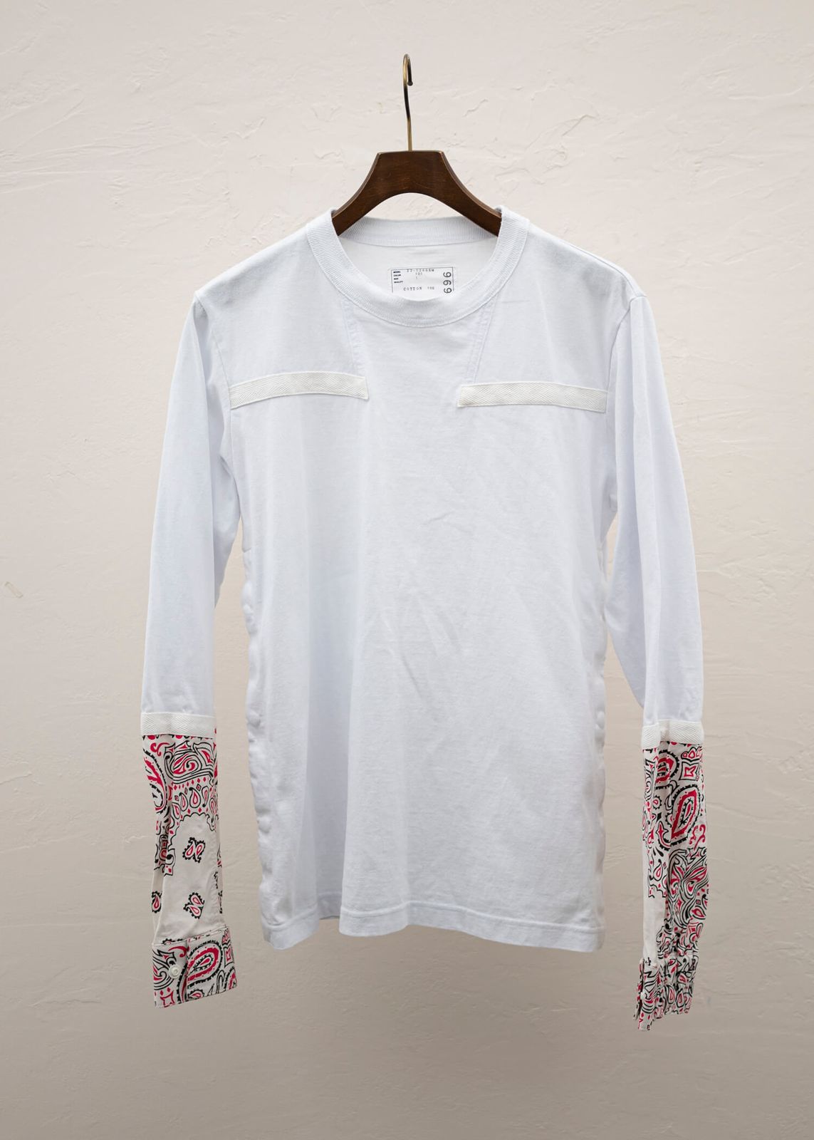 最新作の sacai サカイ 22SS Bandana Print T-shirt 長袖Ｔ 20782.44円