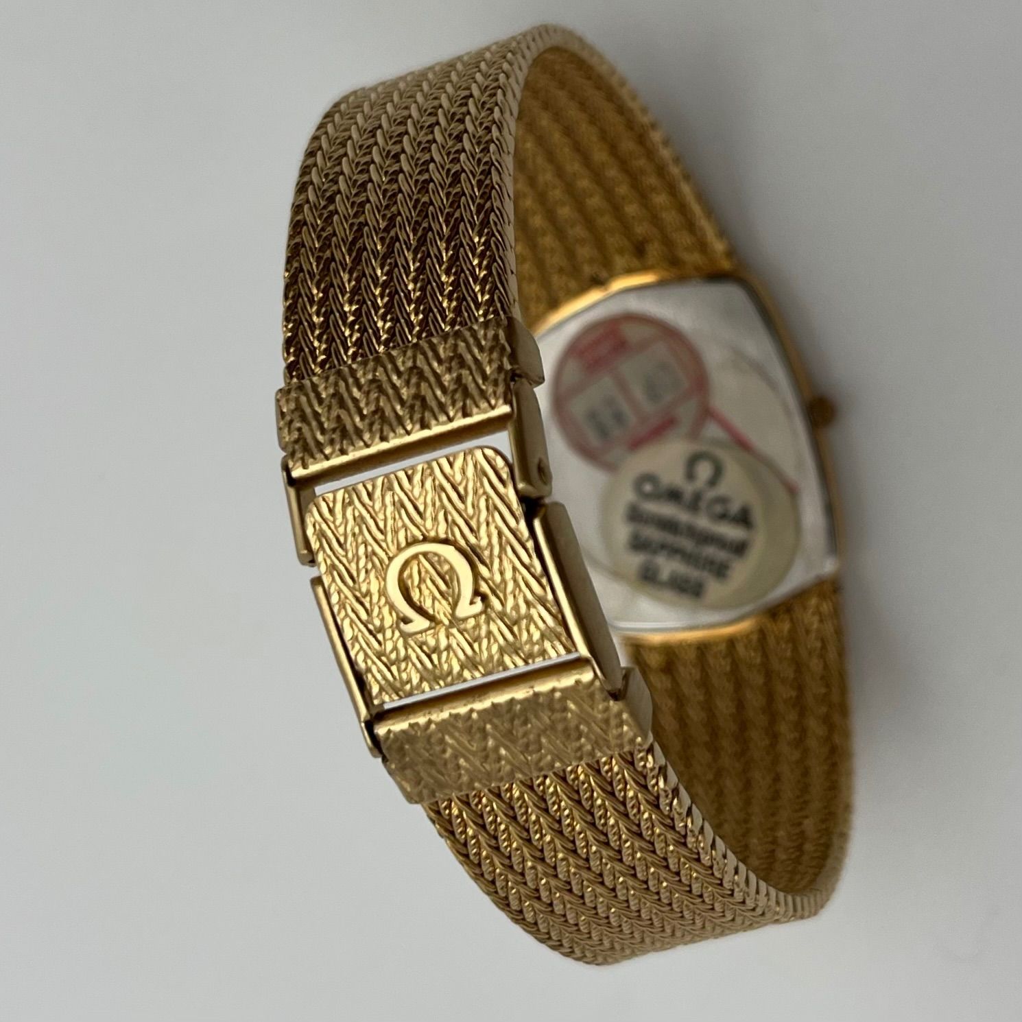 OMEGA ゴールド メッシュバンド 腕時計 中古】OMEGA/De Ville/オメガ/デ・ヴィル/クォーツ/ゴールド