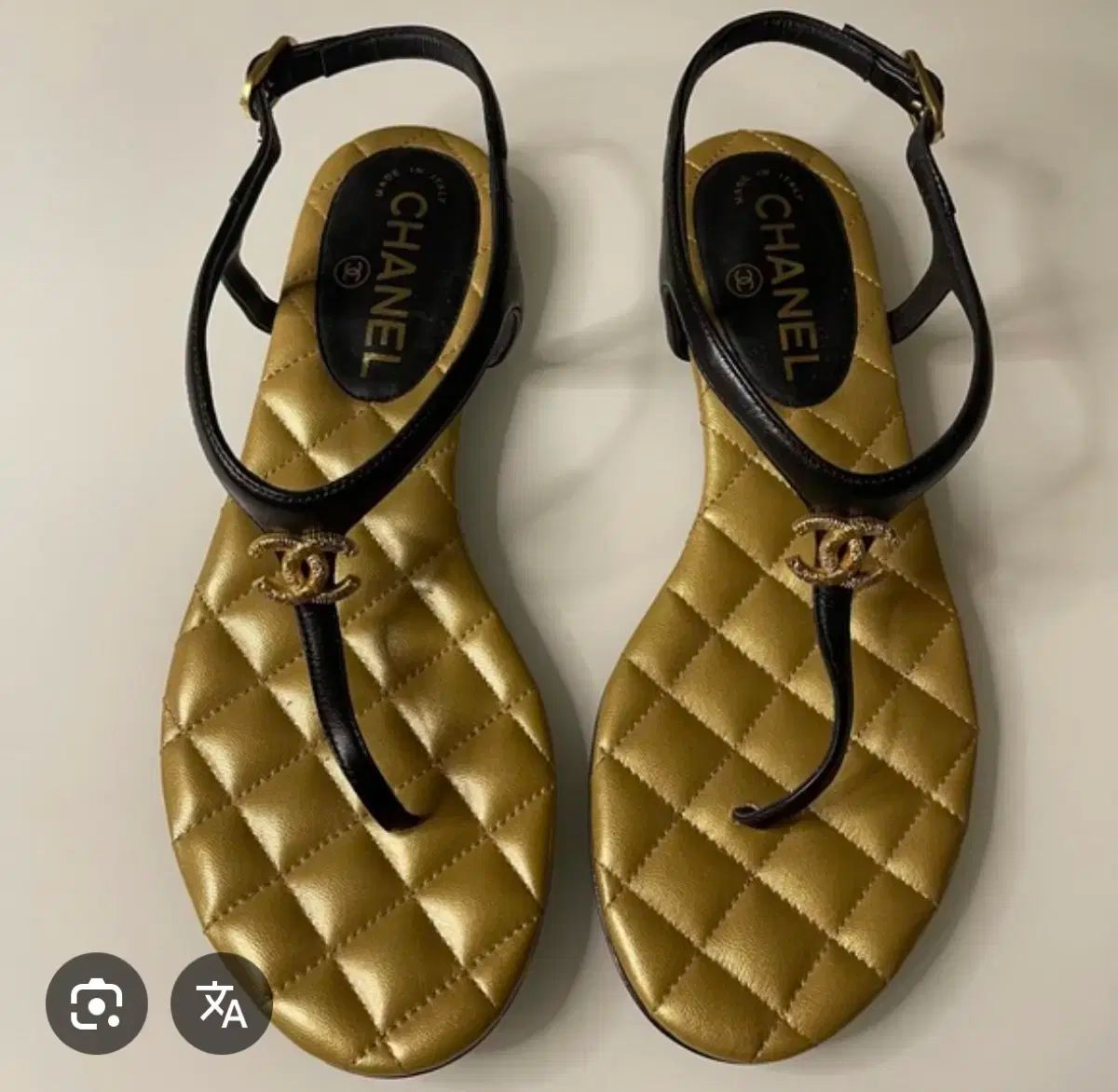 CHANEL CCロゴ ビーチサンダル org.jpg