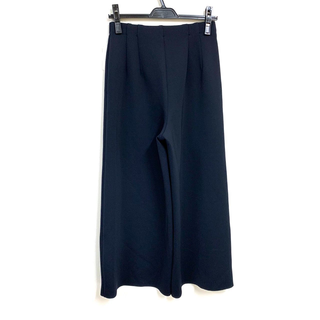 Vin】ヴァン/ストレッチワイドパンツ/9号/ダークネイビー/未使用