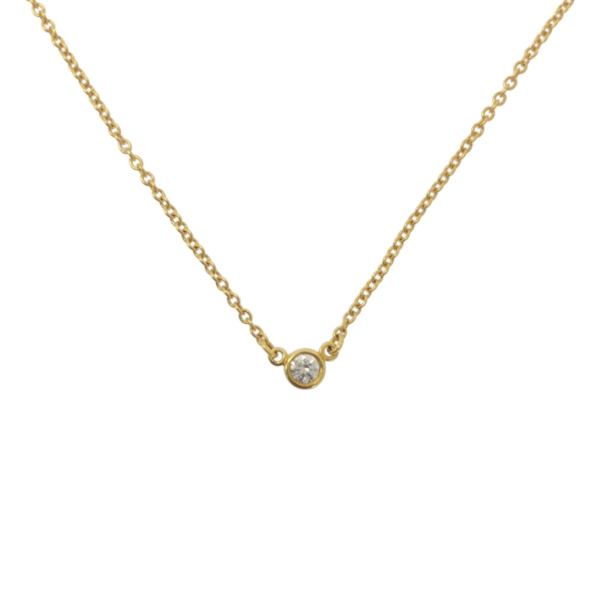 美品✨Tiffany& Co. シングル ダイヤモンド ペンダント ダイヤモンド バイ ザ ヤード™ シングル ダイヤモンド