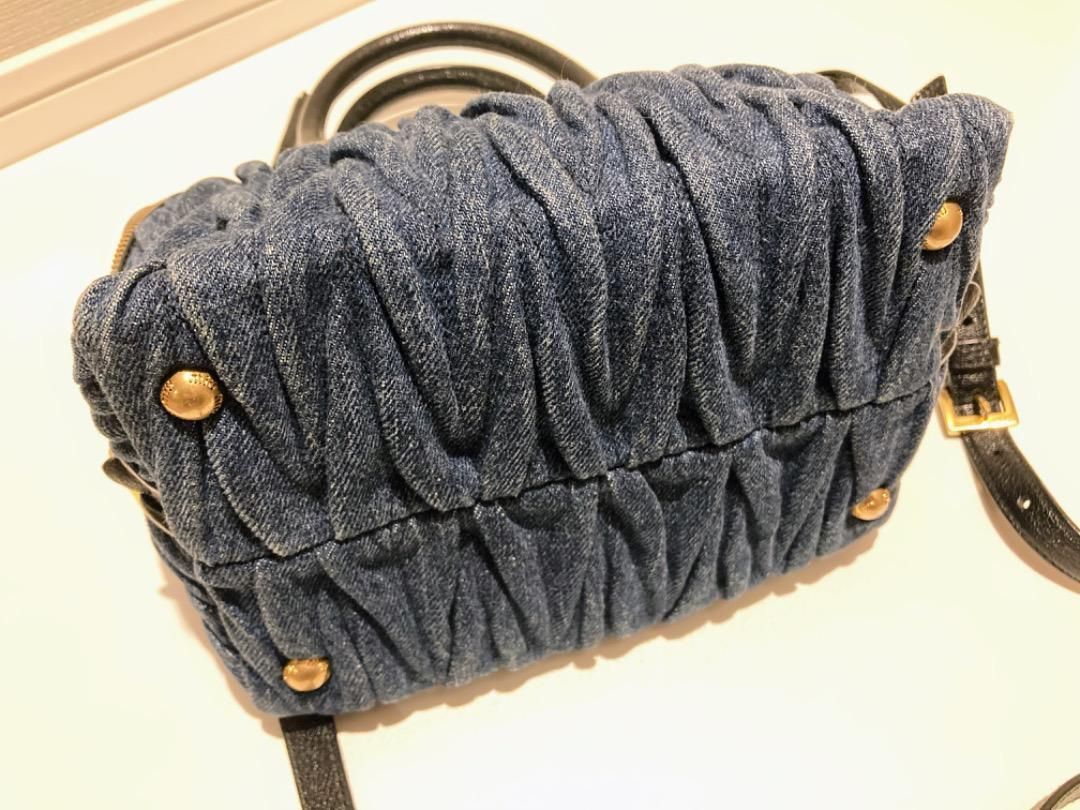 miumiu デニムマテラッセ　ショルダーバッグ 楽天市場】miumiu デニム（ショルダーバッグ・メッセンジャー