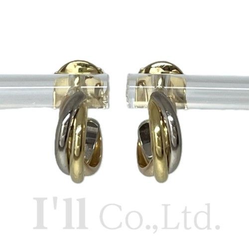 CARTIER カルティエ トリニティ ピアス ミニ 750WG 750YG 750PG