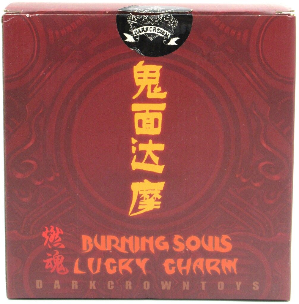 DARKCROWNTOYS 燃魂 鬼面達摩 黒|LUCKY CHARM