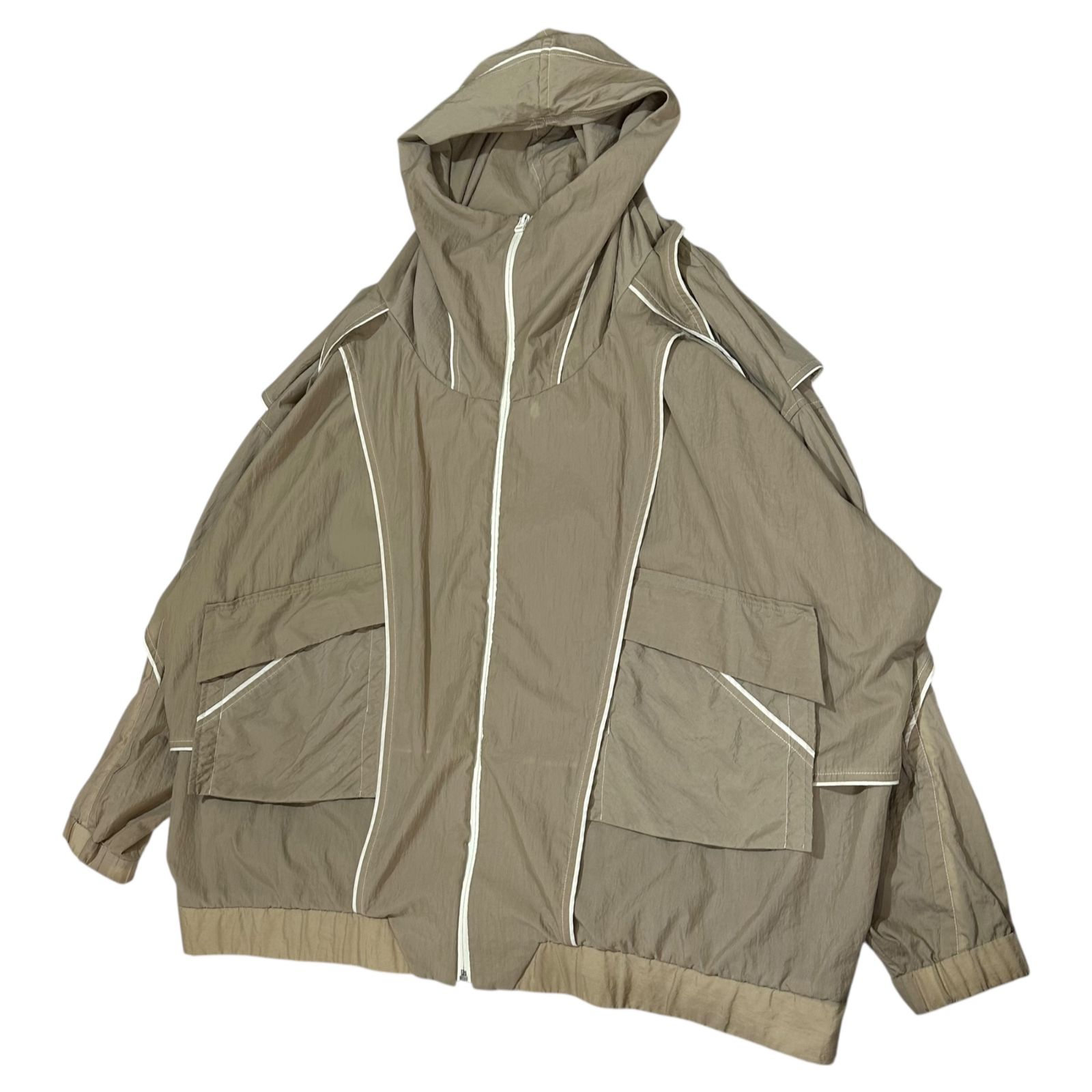 BALMUNG (バルムング) Layered High Neck Big Hoodie 重ね ハイネック