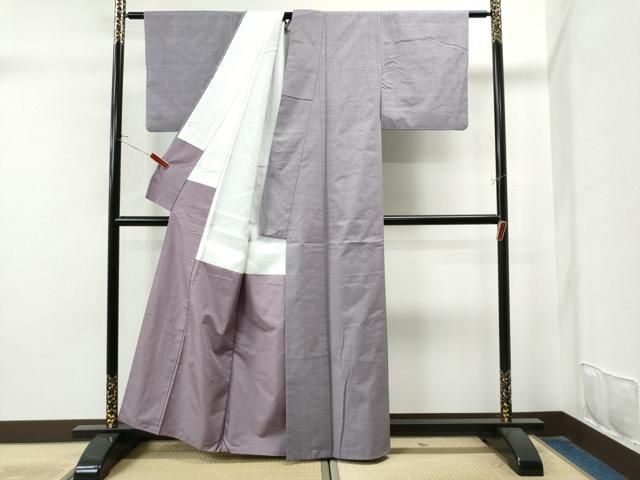 平和屋着物○結城紬 色無地 半色正絹 逸品 CAAU1710yc - メルカリ