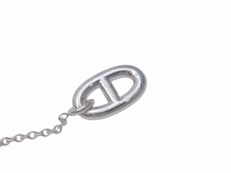 新品未使用 HERMES エルメス ファランドールMM イヤリング シルバー  