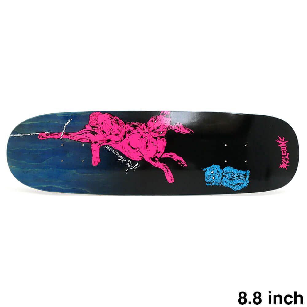 WELCOME DECK ウェルカム デッキ NORA VASONCELLOS FAIRY TALE BLACK BLUE STAIN 8.8 SPHYNX SHAPE スケートボード スケボー