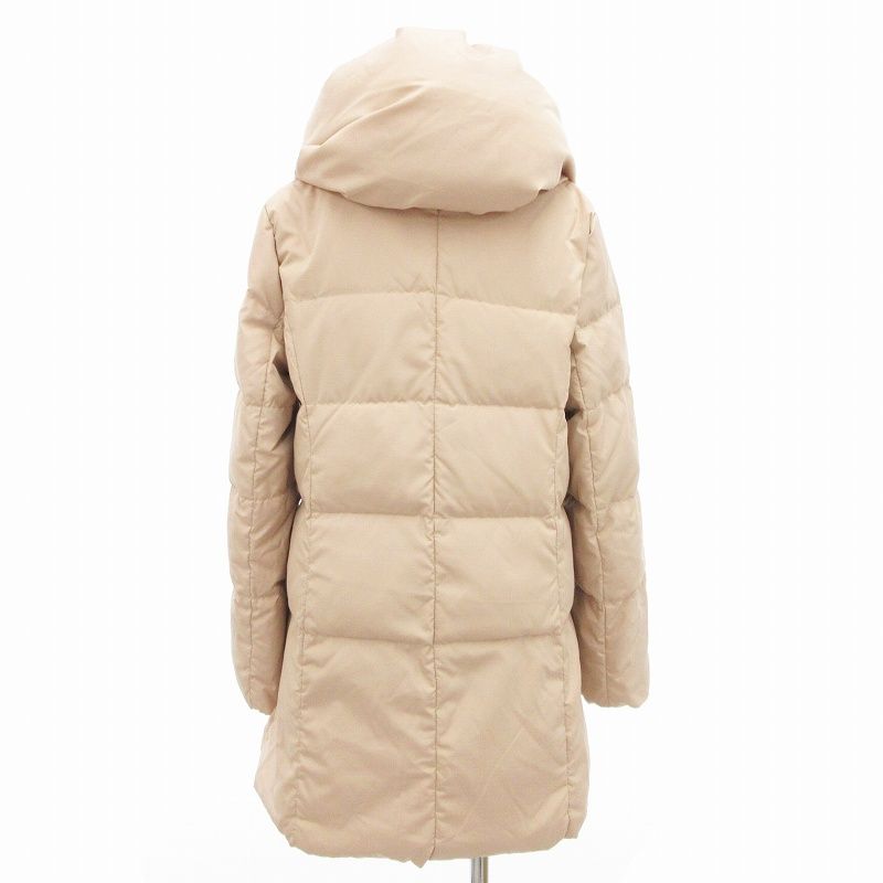 エフデ ef-de ダウンジャケット ショールカラー 9 ピンクベージュ /FF