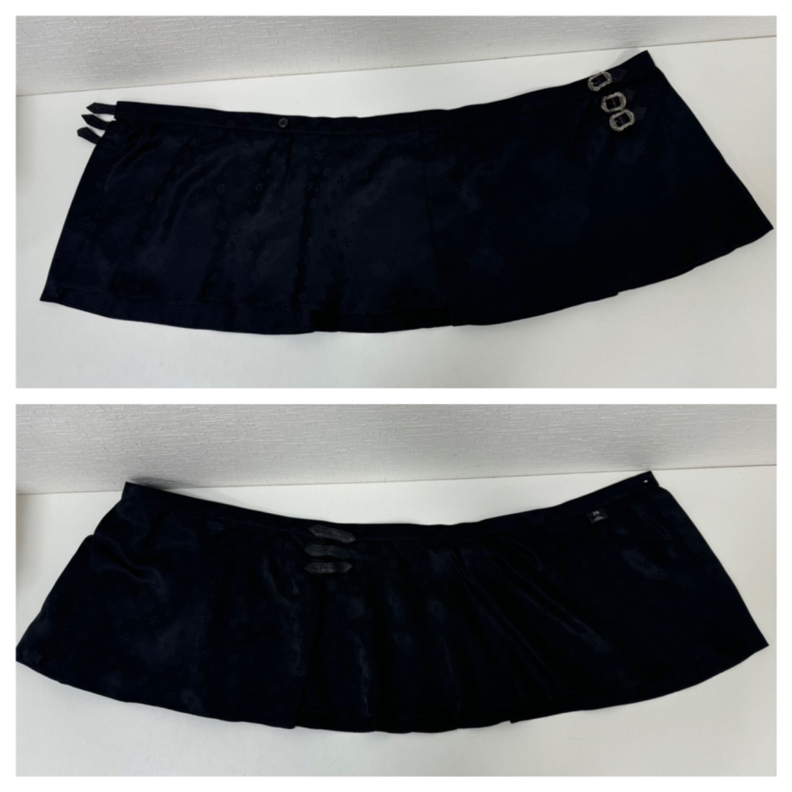 CHROME HEARTS クロムハーツ プリーツ ミニスカート 総柄
