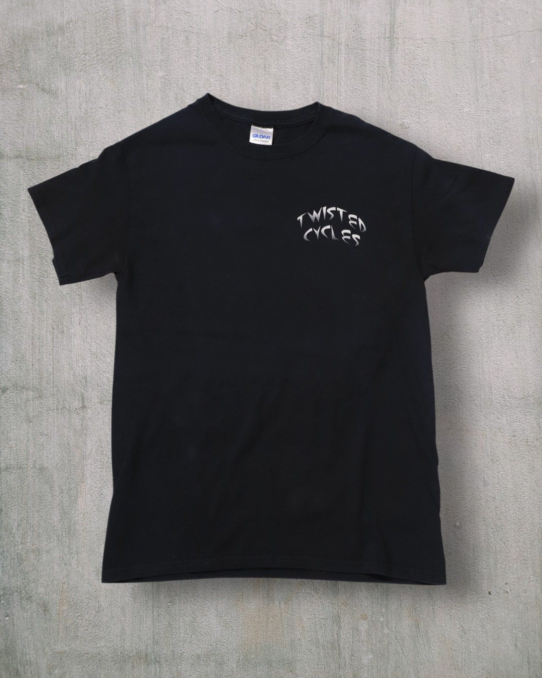 WayV テン着用 TIME WARP Tシャツ Mサイズ ピンバッジ3個セット GILDAN Twisted Cycles（Middle Island, NY）カスタムバイク