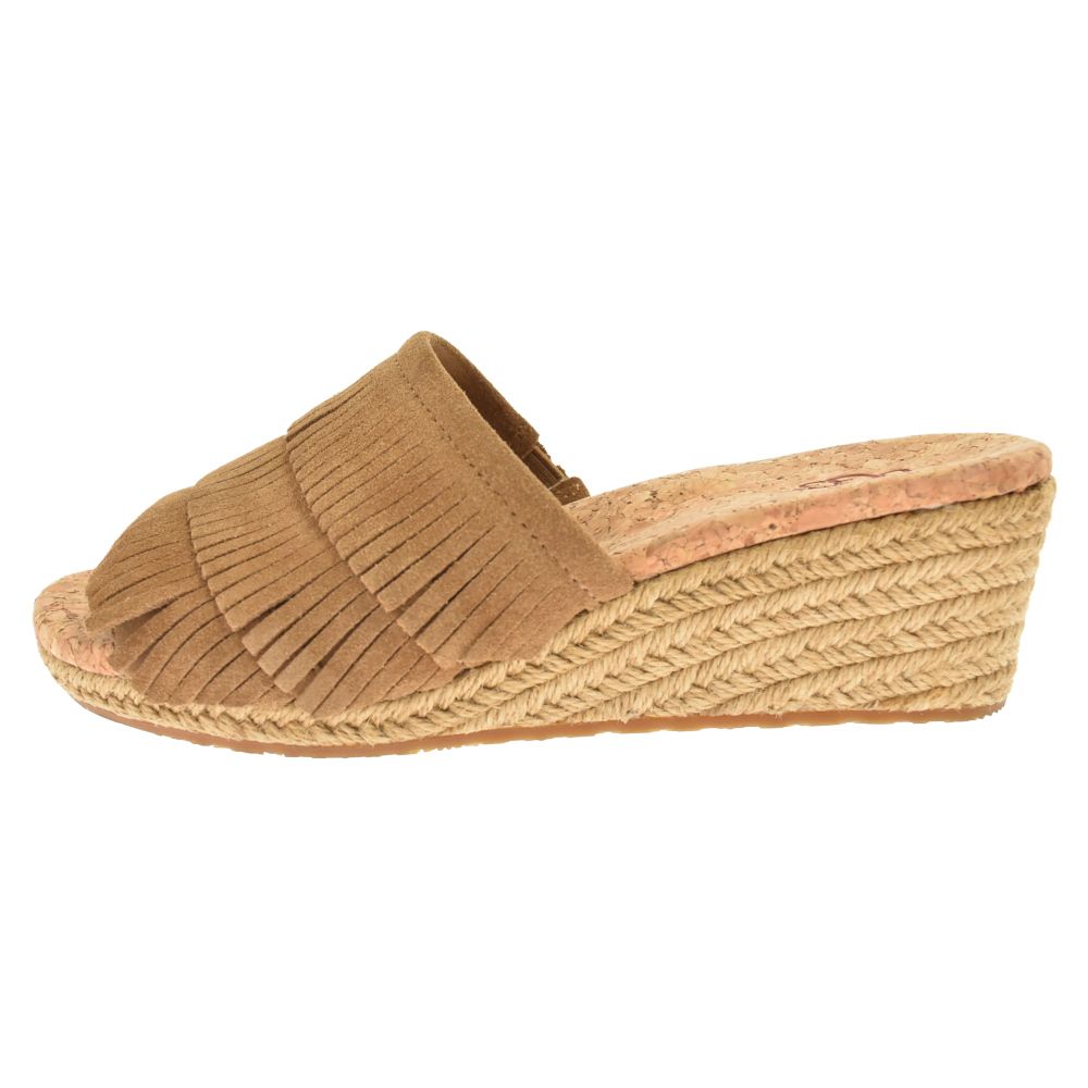 UGG (アグ) W KENDRA ケンドラ スウェードフリンジ装飾 ウェッジ