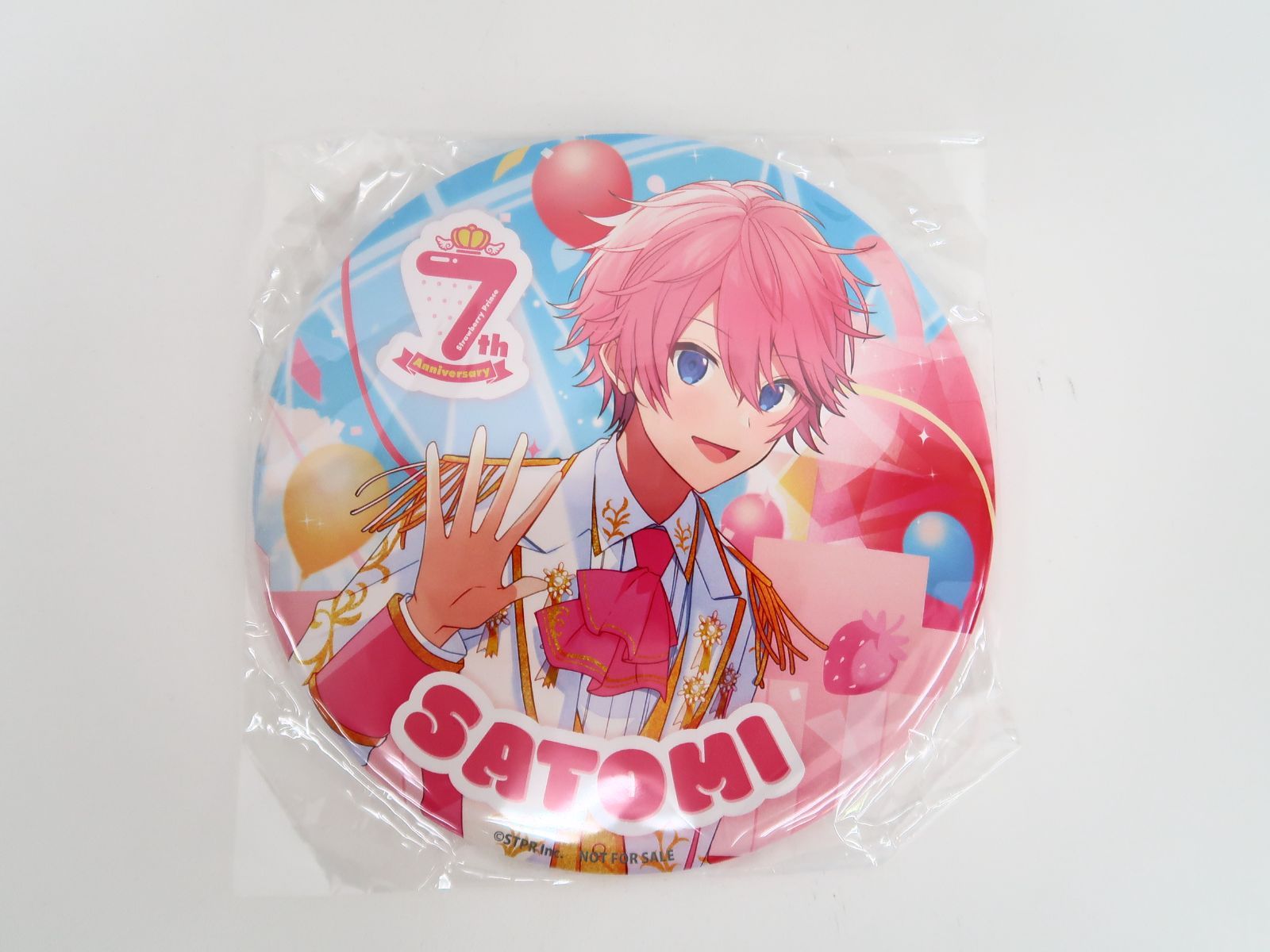 未開封】さとみ(すとろべりーぷりんす) BIG缶バッジ すとぷり 7th