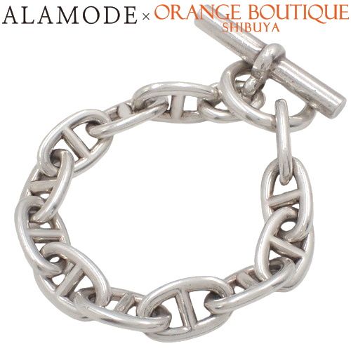 HERMES エルメス シェーヌダンクルTGM シルバー925 Sv ブレスレット アクセサリー ジュエリー チェーン 12コマ シルバー銀 ユニセックス 40802137125 アラモード