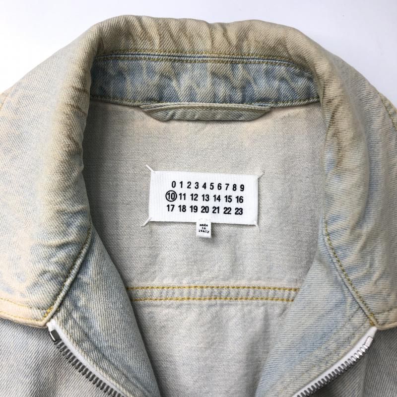 中古】MARTIN MARGIELA 八の字 デニムジャケット 44 ブルー メゾン