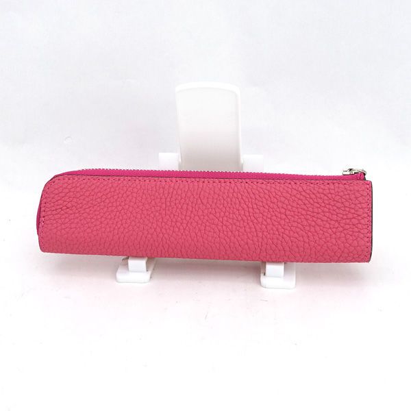 BONAVENTURA ボナベンチュラ ◆L字ファスナー ピンク ペンケース レザー ブランド