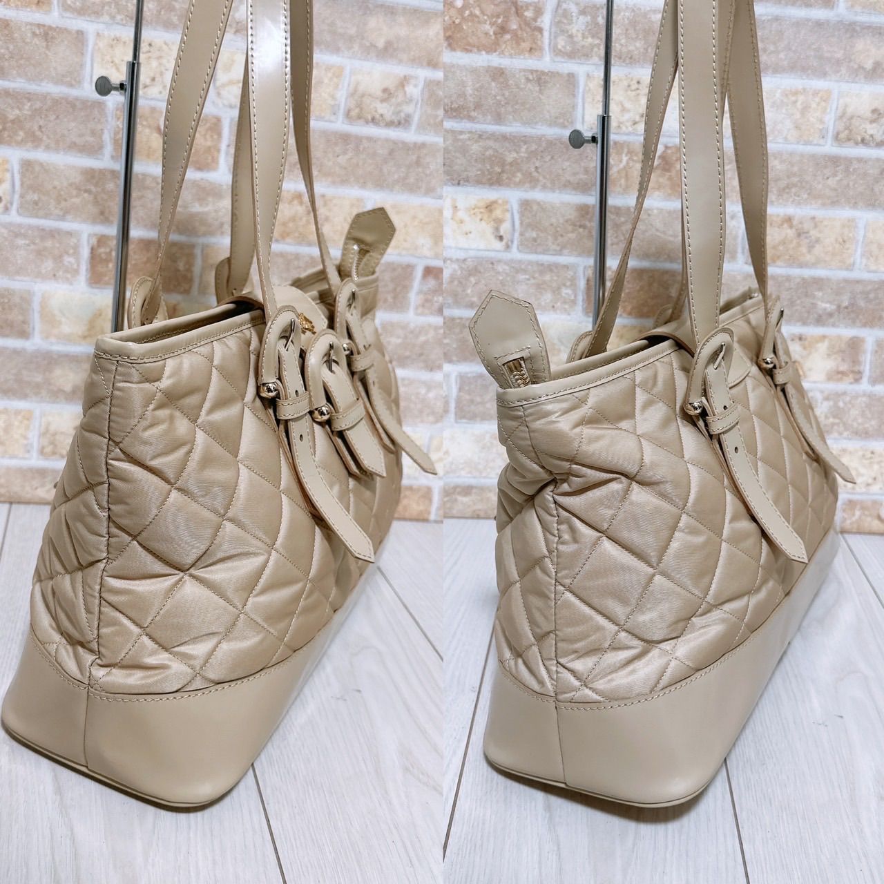 美品》Burberry(バーバリー)ハンドバッグ キルティング - メルカリ