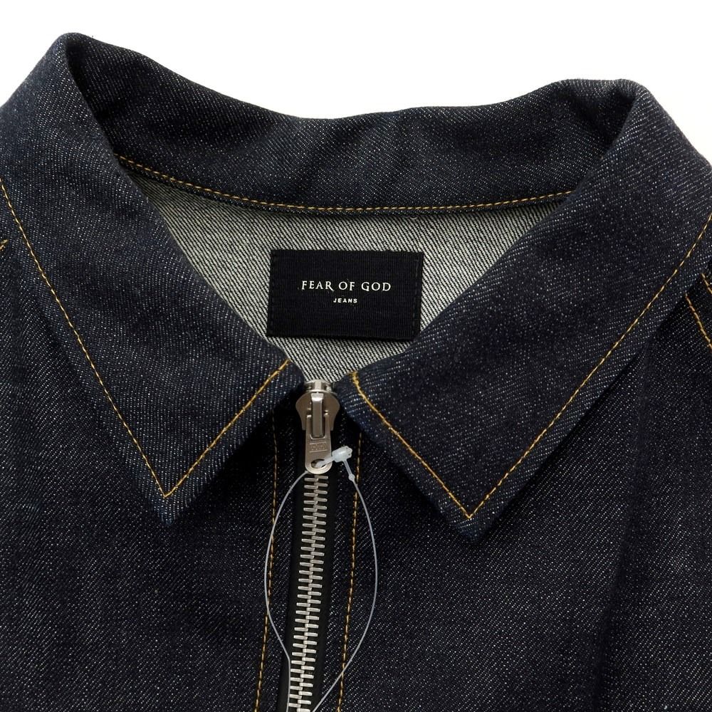 中古】フィアオブゴッド FEAR OF GOD ジップアップ デニム 中古】フィアオブゴッド FEAR OF GOD ジップアップ デニム