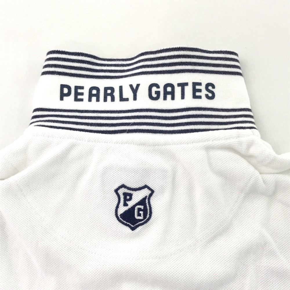 サイズ：1 PEARLY GATES パーリーゲイツ 半袖ポロシャツ プリント