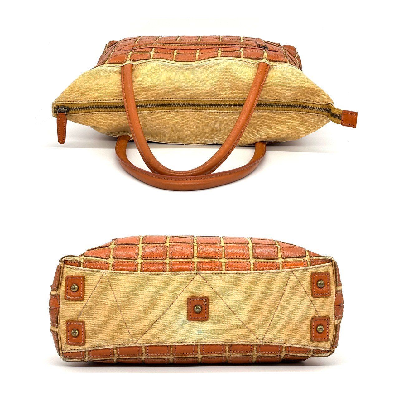 使うほど味わい増す✨】 Dakota ダコタ トートバッグ ブロック