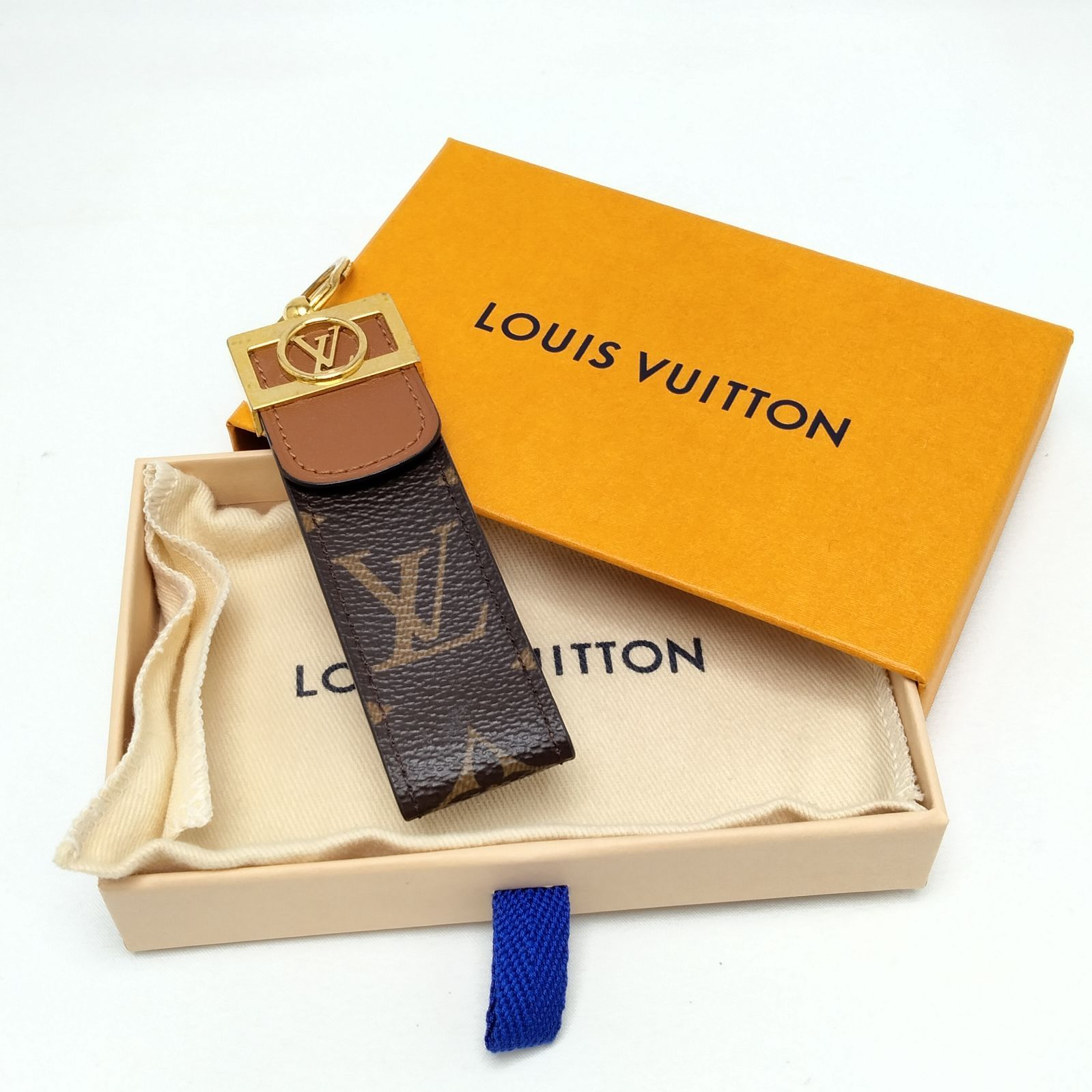 ️LOUIS VUITTON ️ルイヴィトン ポルトクレドラゴンヌ ドーフィーヌ M69000 LV キーホルダー ブラウン