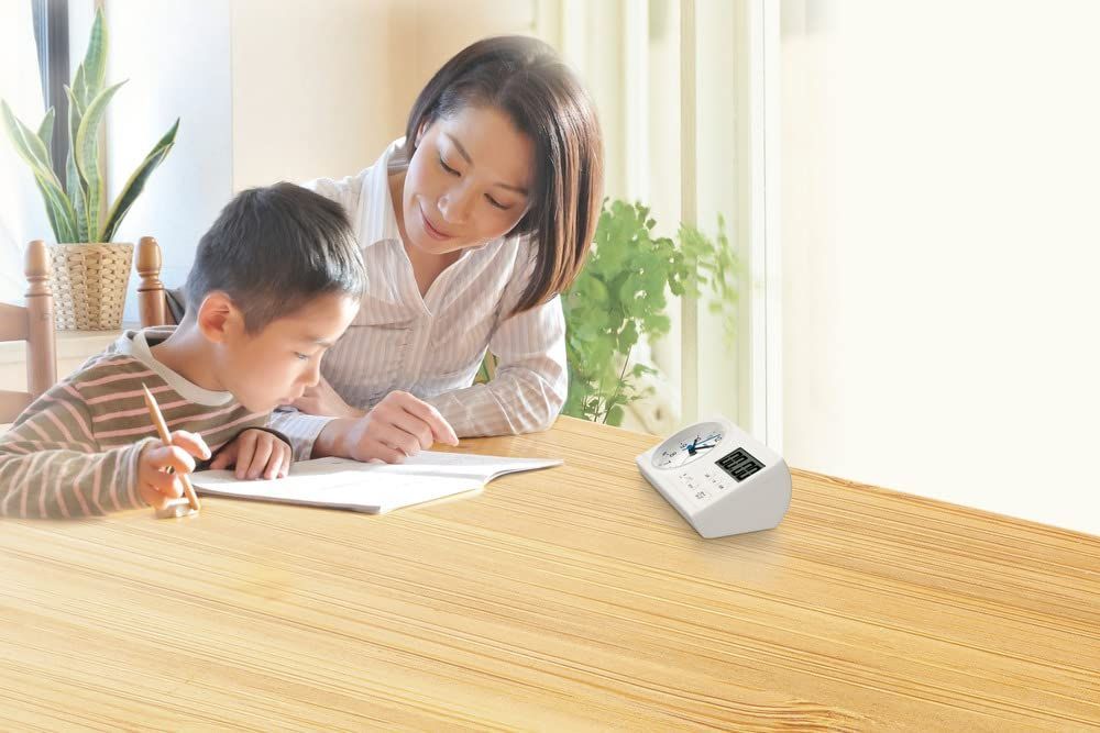 セイコークロック(Seiko Clock) 目覚まし時計 置き時計 知育 百ます