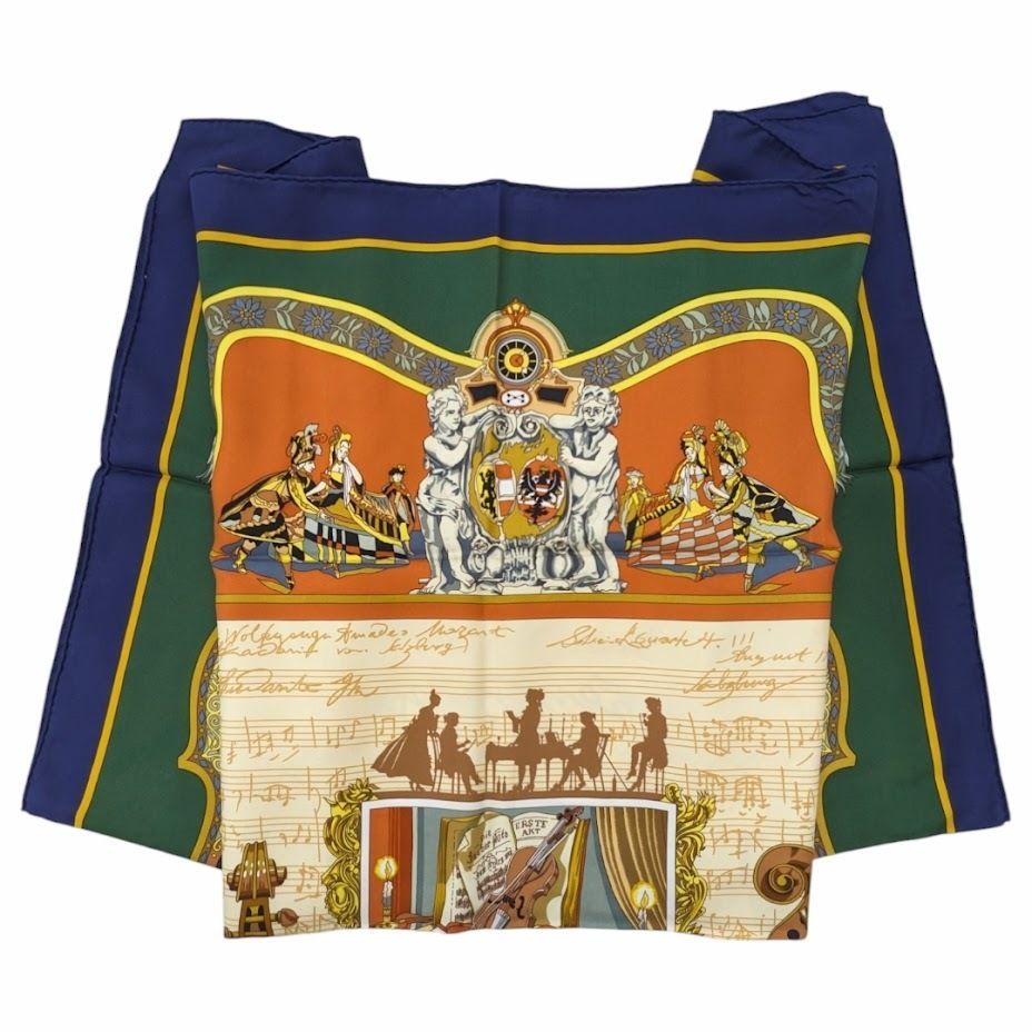 美品 HERMES エルメス カレ 90 スカーフ ザルツ ブルク IN SALZBURG