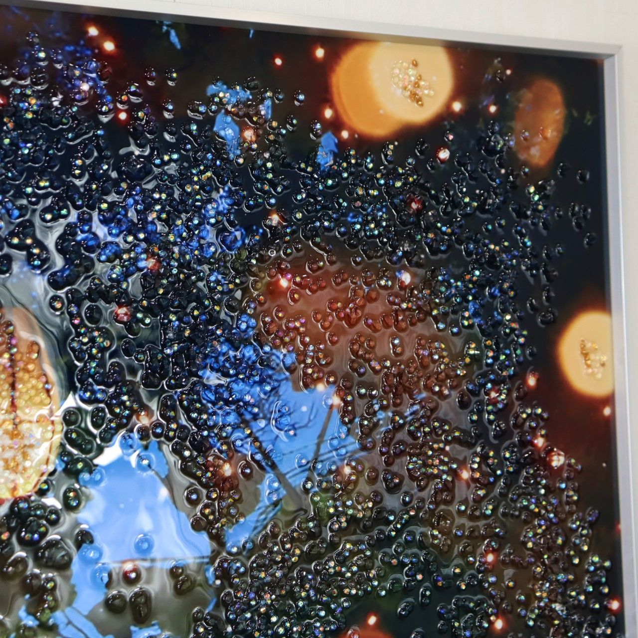 アートフレーム ランタン 風景 絵画 クリスタルピクチャー ウォール