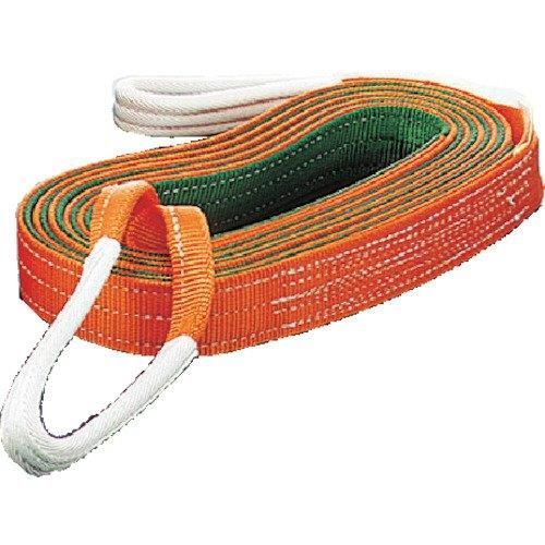 トラスコ中山 TRUSCO ベルトスリング JIS3等級 両端アイ形 オレンジ 50mm×6.0m G5060