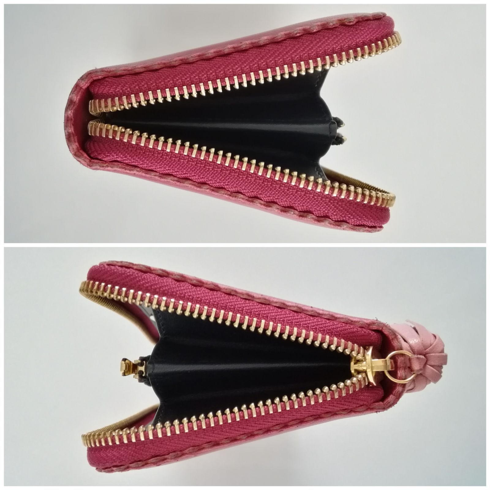 LOEWE ロエベ ラウンドファスナー タッセル 長財布 - メルカリ 