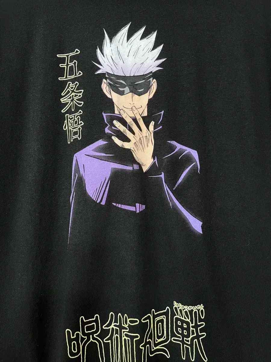 呪術廻戦 五条 悟 アニメ OFFICIAL Tシャツ