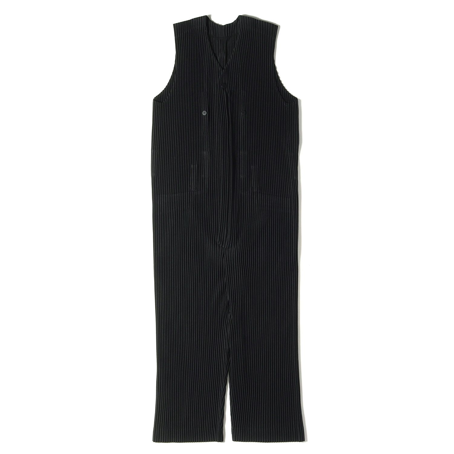オムプリッセ イッセイミヤケ ブラックオーバーオール イッセイミヤケ