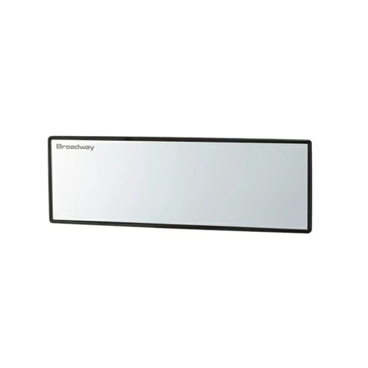 240mm【車用ワイドルームミラー】ナポレックス BW-862 240mm 平面鏡 アルミ鏡 BW862 バックミラー 巻き込み 斜め後ろ 超光反射アルミ裏面鏡採用 平面 ワイドミラー 240mm x 75mm スモークガラス車に最