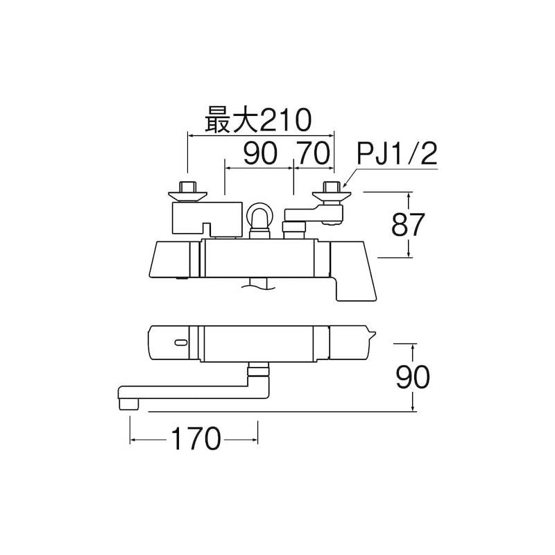 浴室用 手元ストップシャワー