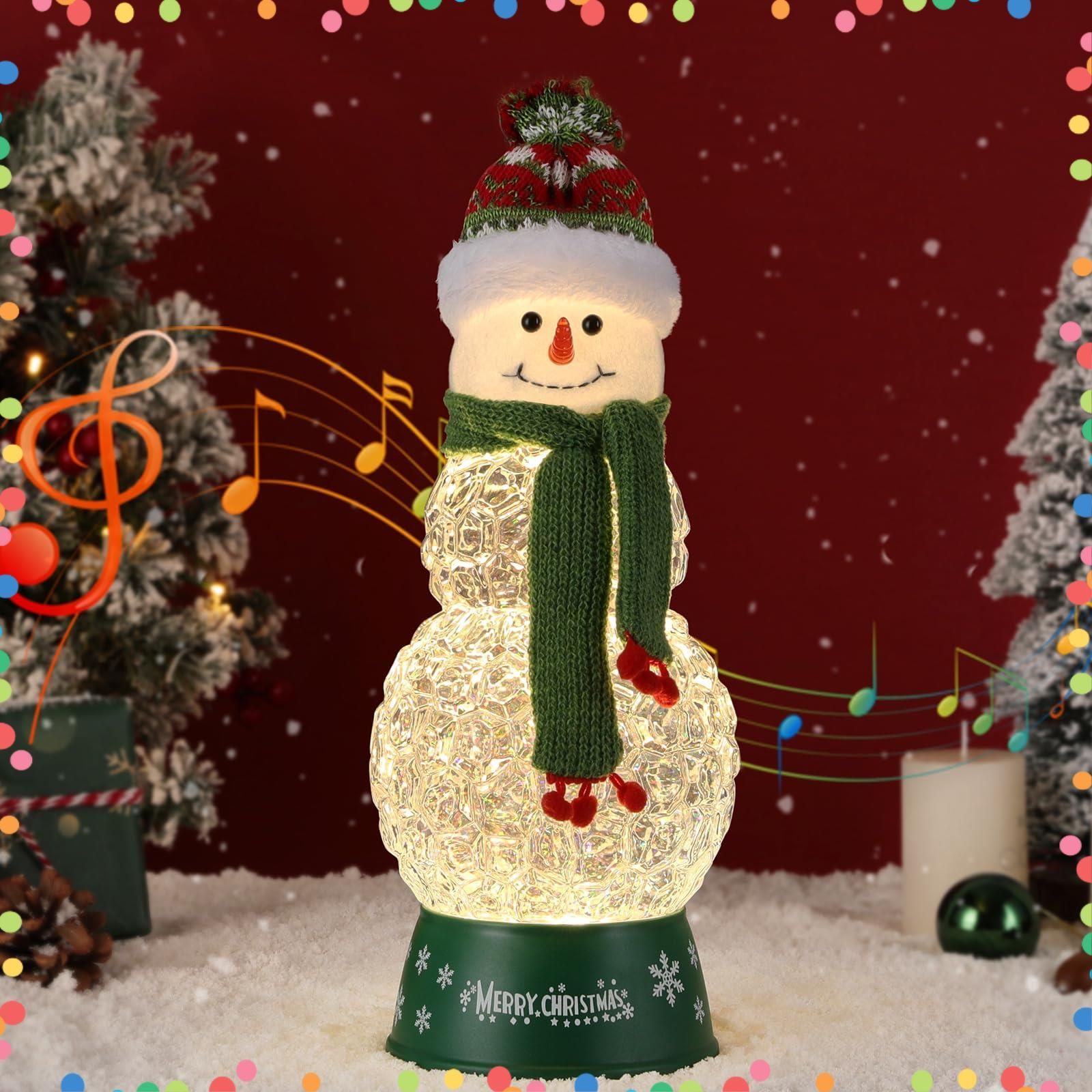 特価商品】クリスマスプレゼント アクリル製 8曲クリスマスソング自動