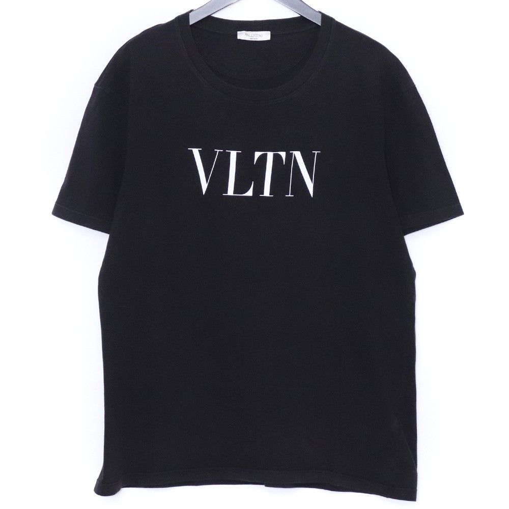 VALENTINO VLTN ロゴ クルーネック Tシャツ XLサイズ ブラック 