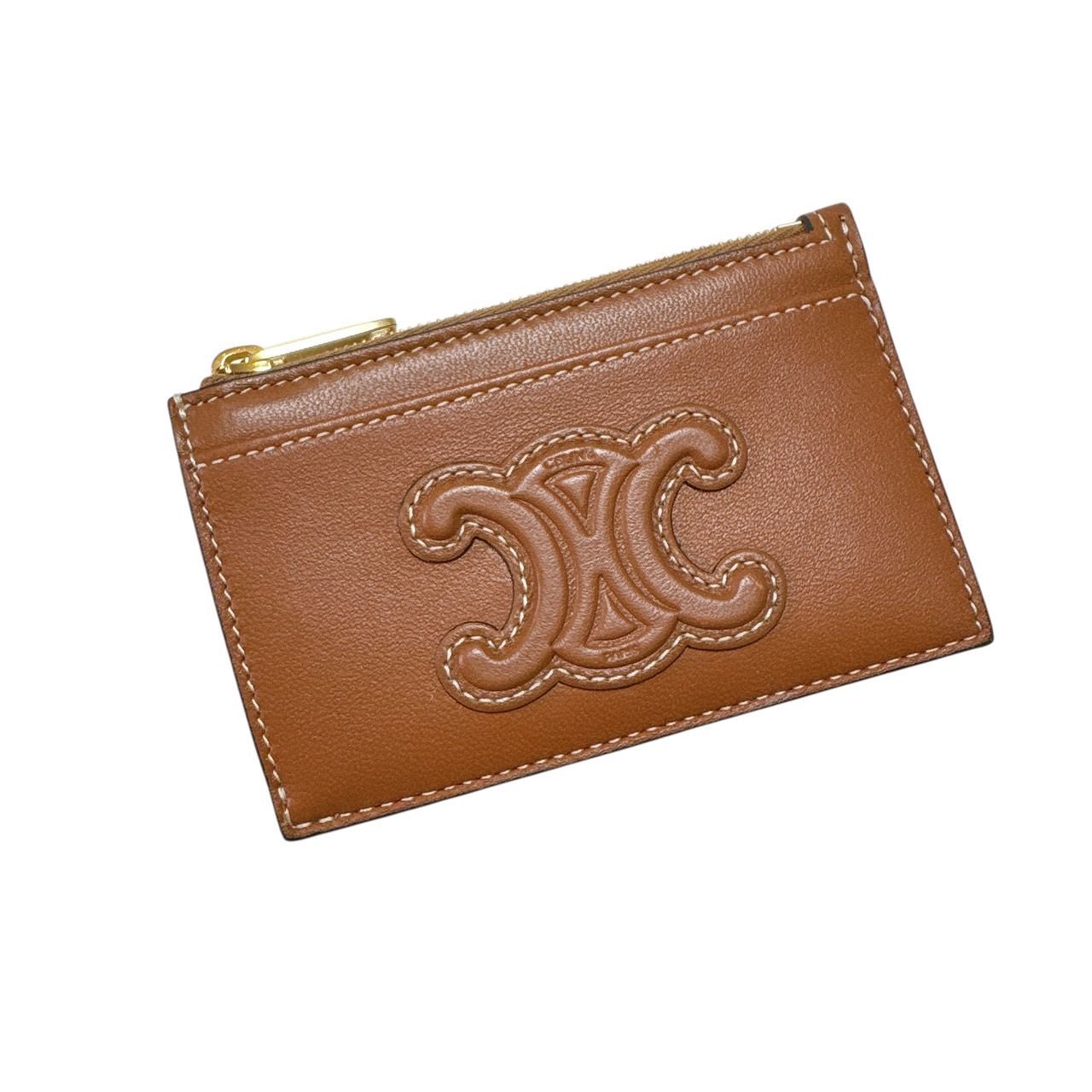 ゆうき　セリーヌ　CELINE トリオンフ　マカダム柄　カードコインケース maruka-toyonaka_k3-435-2