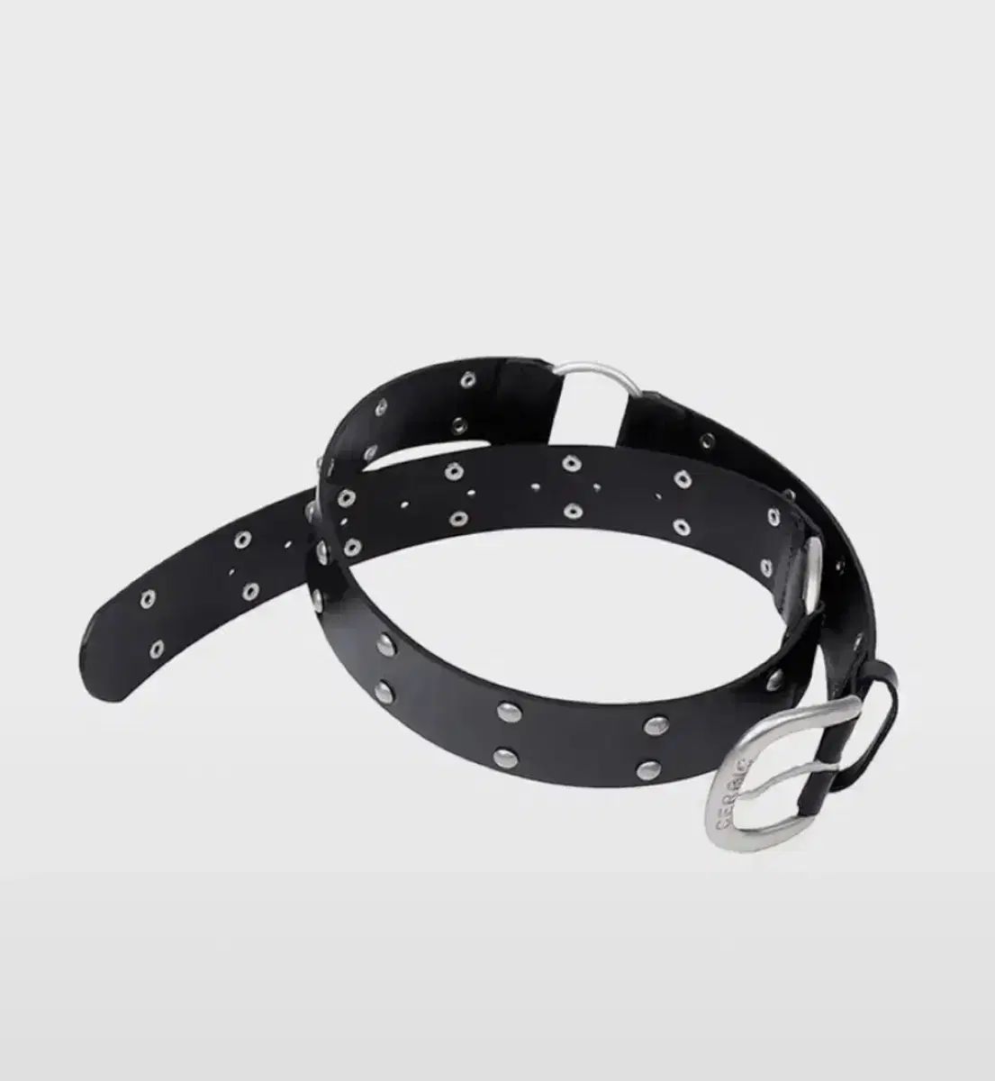 CERRIC セリック two ring rivet belt black ツーリング ベルト
