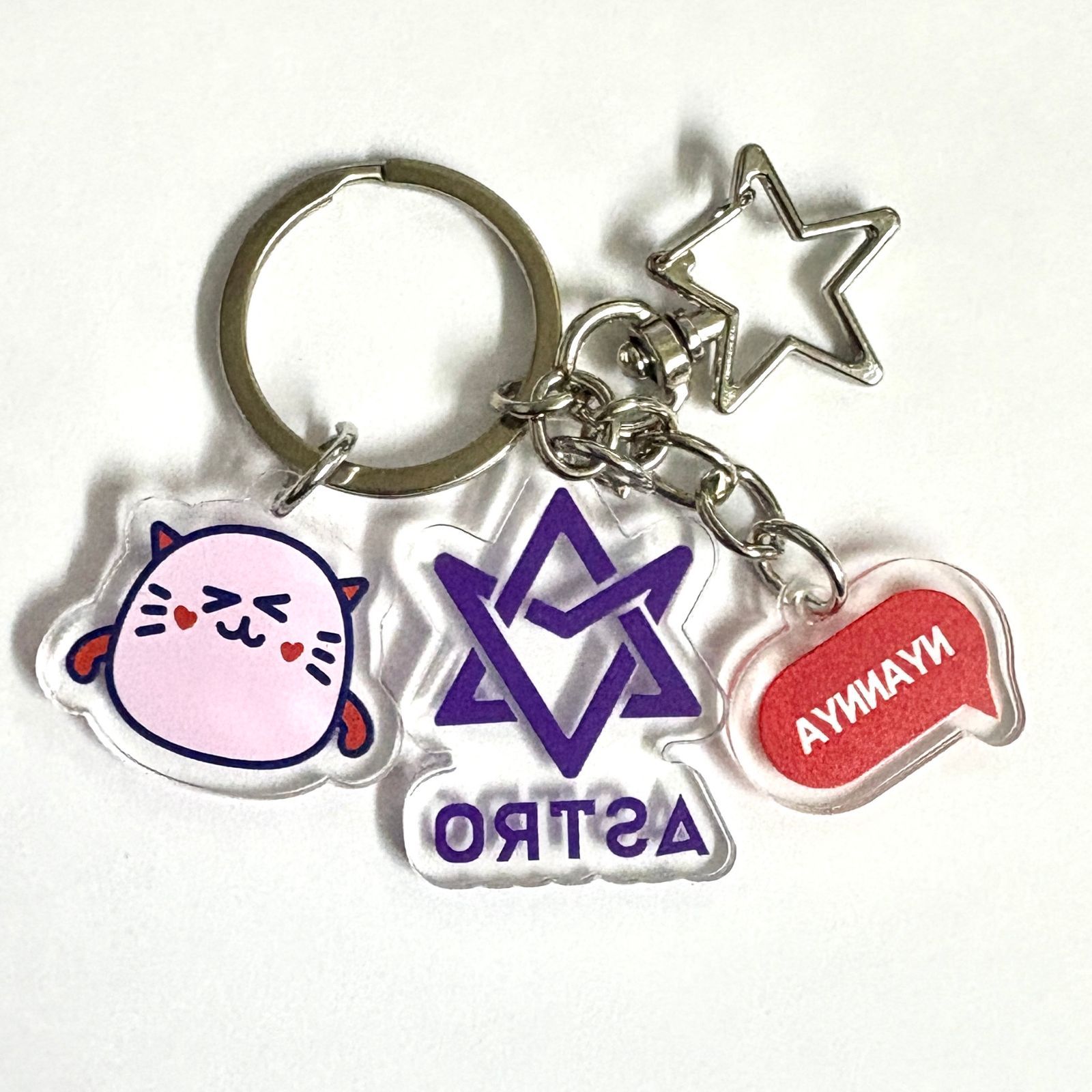 ASTRO ムンビン ROROHA ニャンニャ アクリル キーホルダー ASTRO ROROHA NYANNYA ニャンニャ ムンビン ミニアクリル