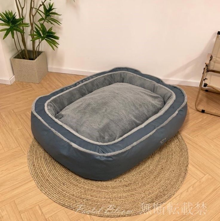 S Mサイズ ペットベッド ペットソファー ペットハウス クッション ふわふわ 弾力性 冷房対策 防寒 オールシーズン かわいい おしゃれ キュート 高品質 洗える 取り外し 通気性 ブルー ブラウン s m l 小型犬 中型犬 小型猫 中型猫