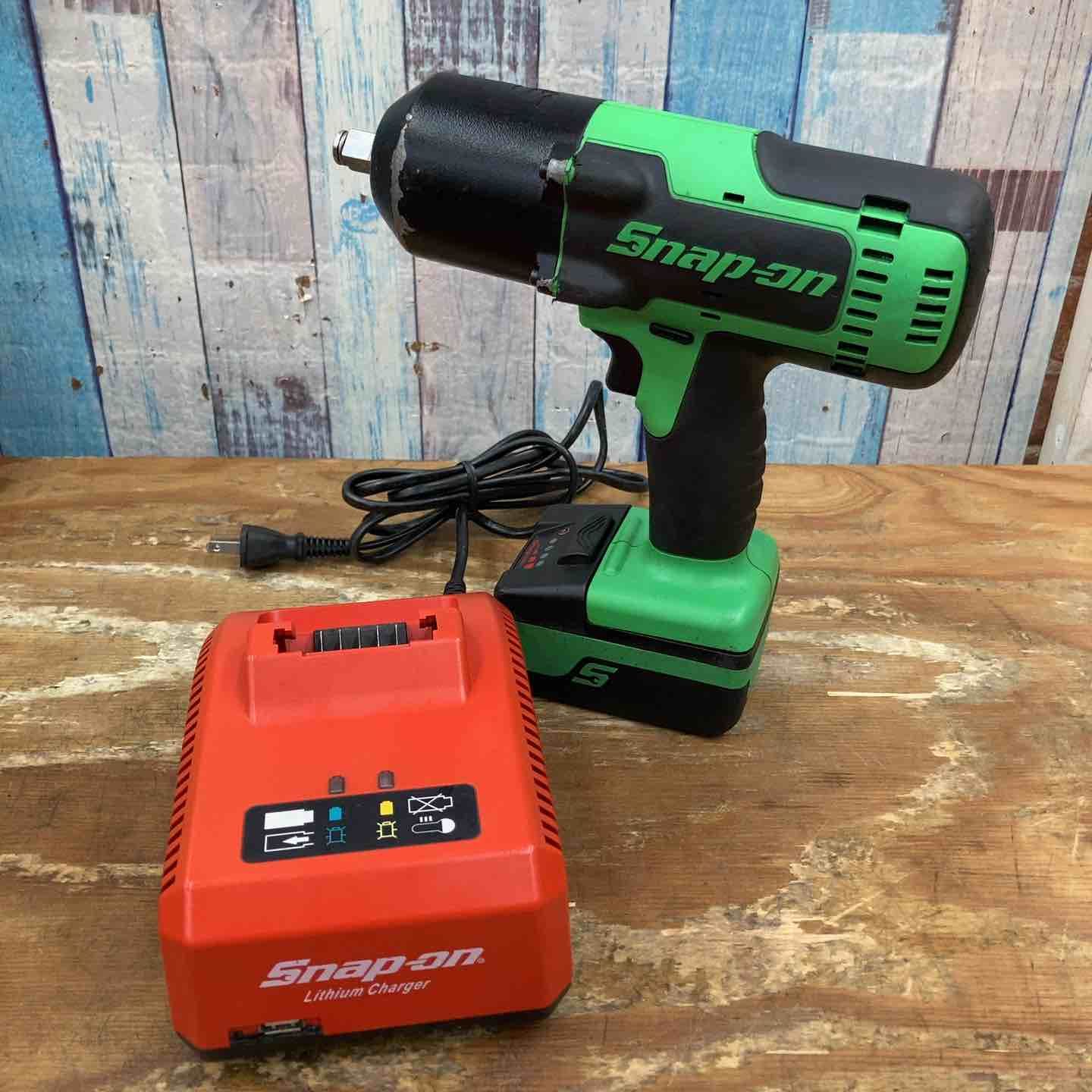 品 Snap-on 18V 1|2 コードレスインパクトレンチ CTJ8850 バッテリー 充電器付き 柏店