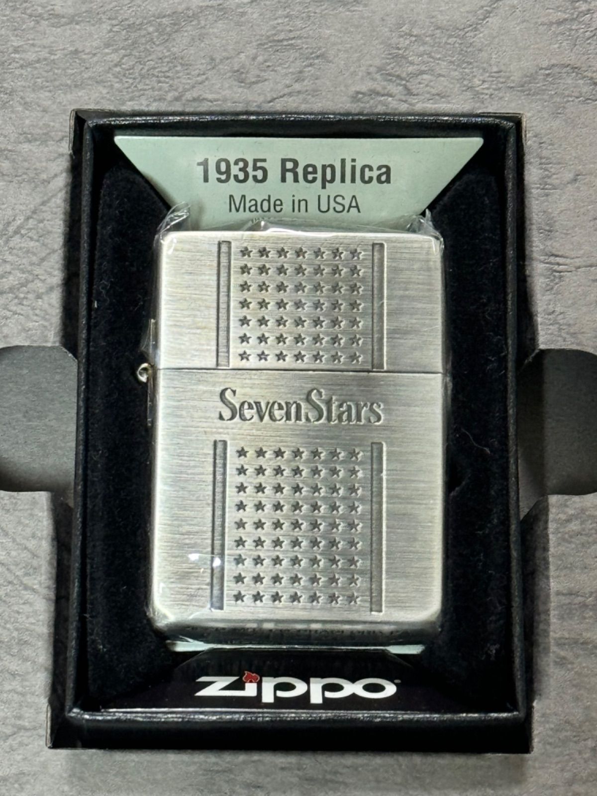 新品未使用1935年復刻版レプリカZIPPO セブンスター 新品未使用1935年復刻版レプリカZIPPO セブンスター ZIPPOライター