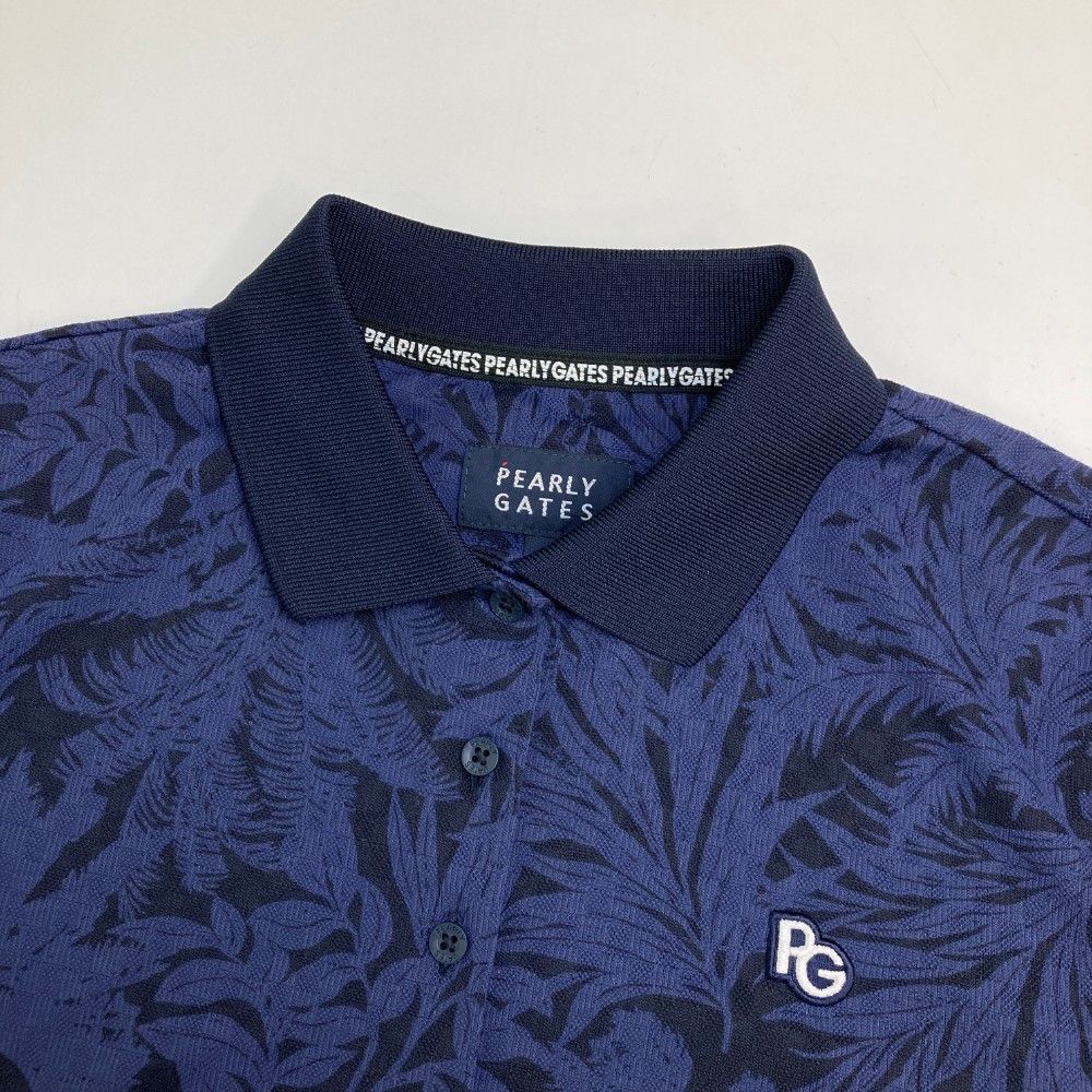 ボタニカル柄 ネイビー系