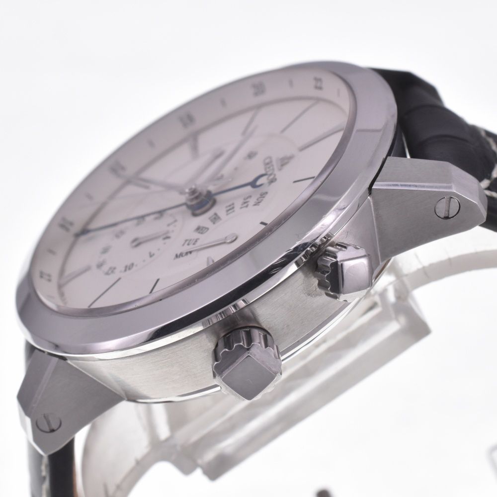 セイコー SEIKO 4S76-00A0 クレドール ノード デイデイト パワー