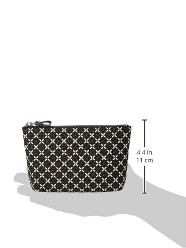 新着商品 そよか 黒地×黒漆×白更紗 印傳屋ポーチ 8810 インデンヤ 黒地×白更紗黒漆