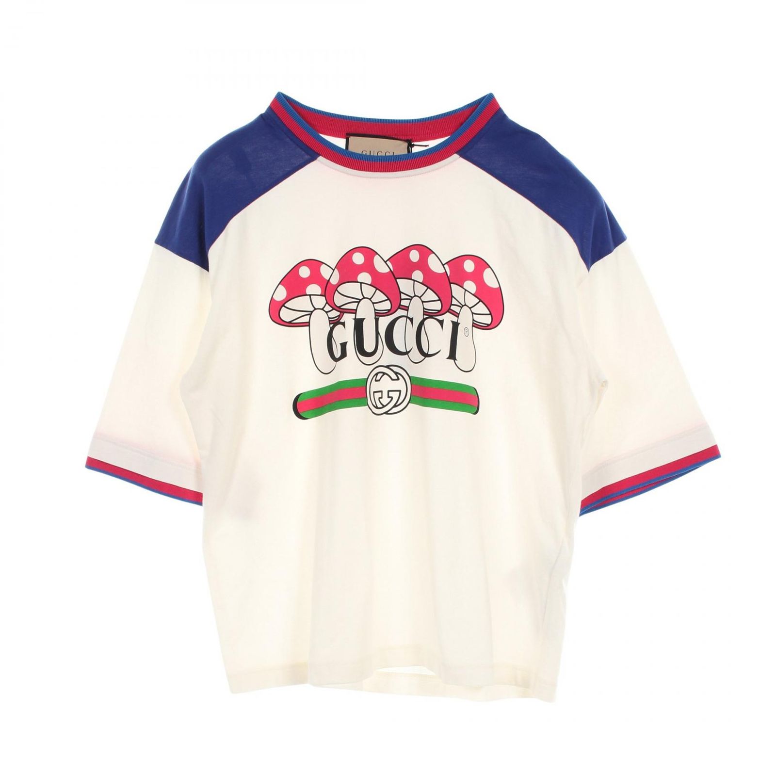 GUCCI グッチ マッシュルーム ロゴプリント カットソー