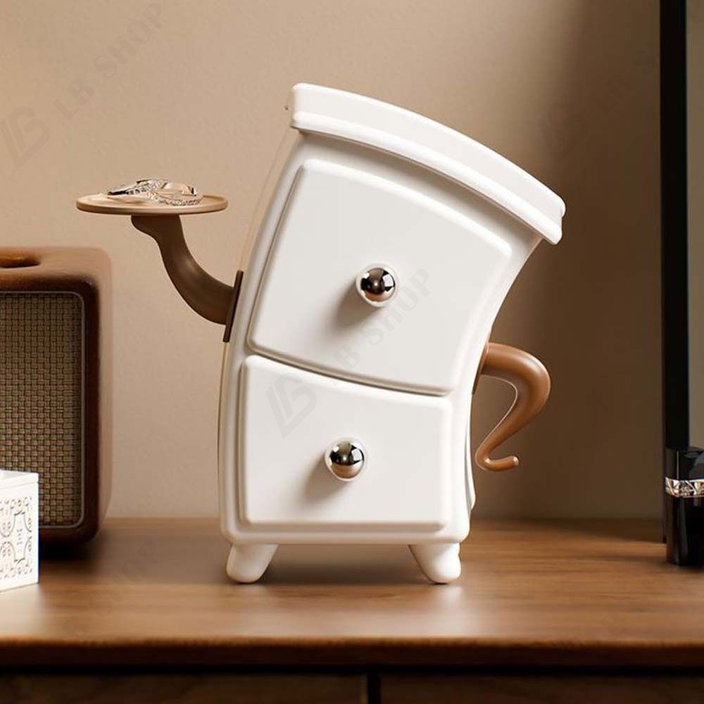 小物収納 玄関鍵置き コーヒー用個包装ドリンク収納 かわいい造形 玄関